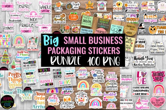 Download Small Business Packaging Stickers Bundle - Premium Resources
