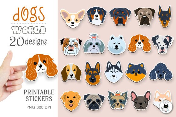 Download Dog Breed Sticker Bundle | Dog Stickers - Stickers Collection