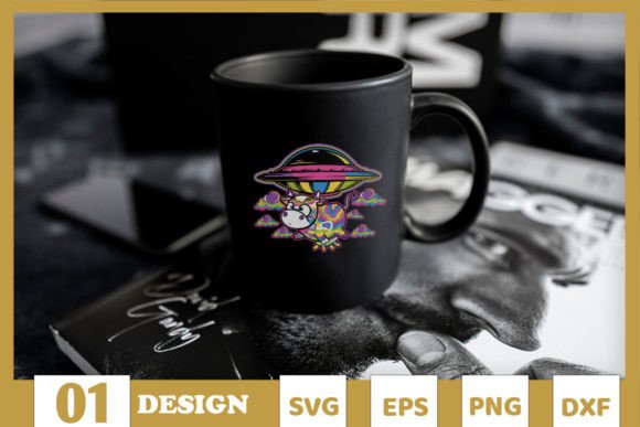 Download Hippie UFOs Alien - Ufos Collection