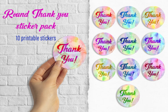 Download Thank You Stickers Round Package Sticker - Stickers Collection