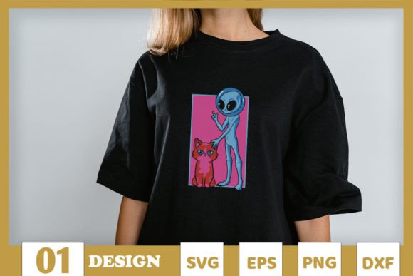 Download UFOs Alien Funny Cat - Ufos Collection